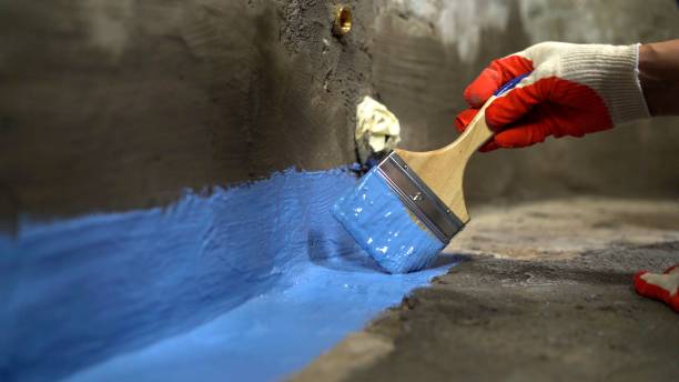 Commercial Emergency Waterproofing project at a Chalmers, IN business property by SJ Waterproofing Pros